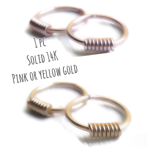 Moodtherapy Jewelry - 1PC Cartilage Hoop Nose/Septum Ring